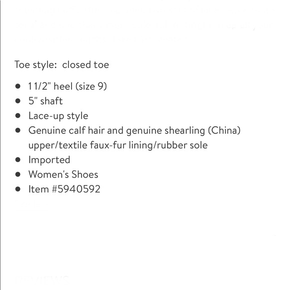 J.CREW Leopard Fur Calf Hair Nordic Hiking Boot - Picture 6 of 6